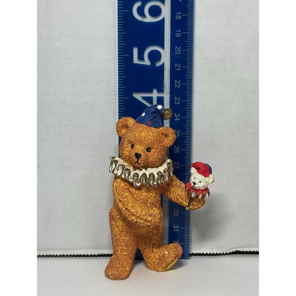 Vintage 1996 Bronson Collectibles Porcelain Lot of 2 Circus & Town Country Bear - Picture 10 of 11